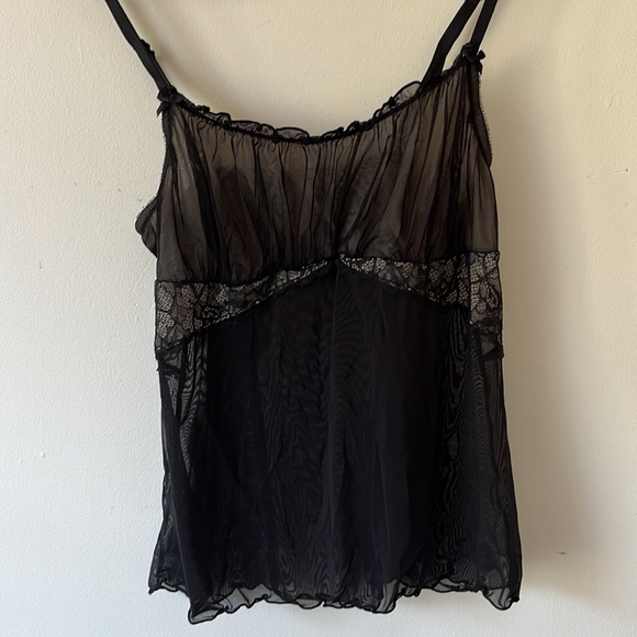 (SOLD) Gilligan & O’Malley Sexy Mesh Top - Picture 2 of 5